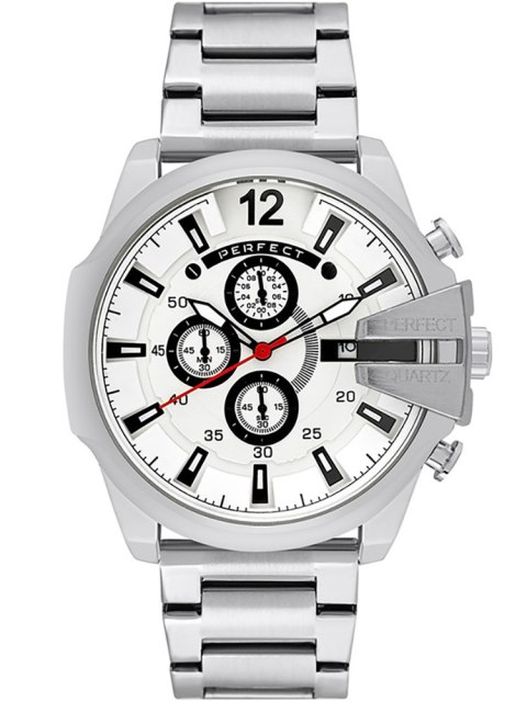 ZEGAREK MĘSKI PERFECT M513CH-01 - CHRONOGRAF (zp387b) + BOX Perfect