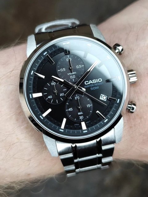 Zegarek Męski Casio MTP-E510D-1A1 + BOX Casio