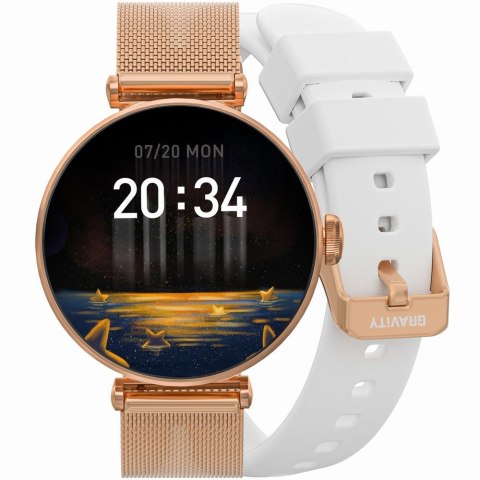 SMARTWATCH DAMSKI GRAVITY GT26-2 - DODATKOWY PASEK (sg042b) Gravity