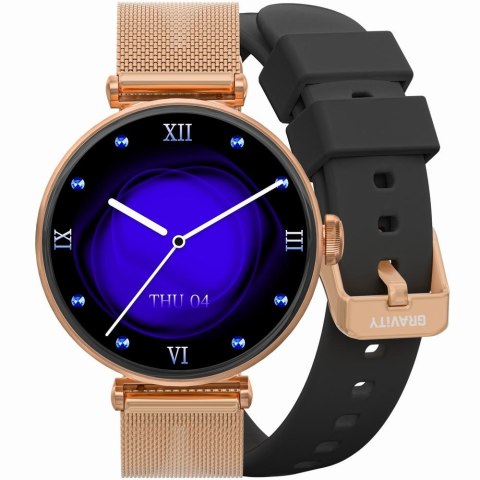 SMARTWATCH DAMSKI GRAVITY GT26-3 - DODATKOWY PASEK (sg042c) Gravity