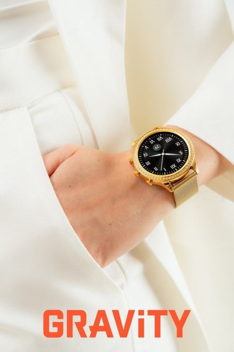 SMARTWATCH DAMSKI GRAVITY GT5-1 - DODATKOWY PASEK (sg043a) Gravity