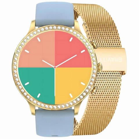 SMARTWATCH DAMSKI GRAVITY GT5-4 - DODATKOWY PASEK (sg043d) Gravity