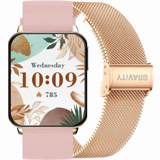 SMARTWATCH UNISEX GRAVITY GT17-1 - AMOLED, DODATKOWY PASEK (sg038a) Gravity
