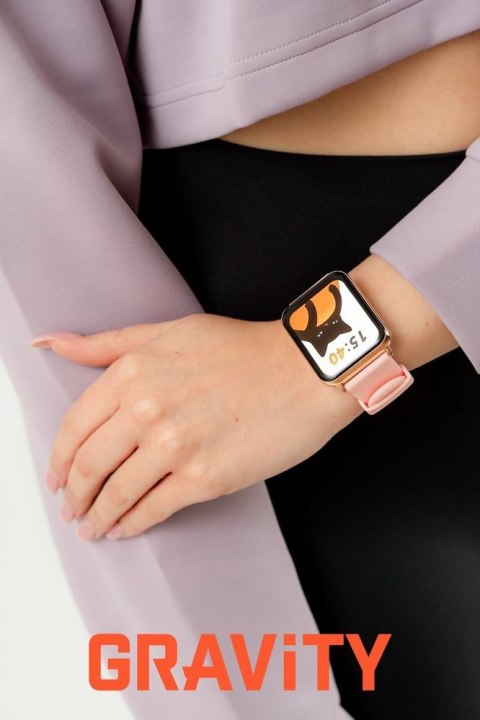 SMARTWATCH UNISEX GRAVITY GT17-1 - AMOLED, DODATKOWY PASEK (sg038a) Gravity