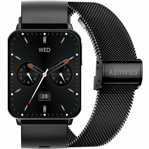 SMARTWATCH UNISEX GRAVITY GT17-7 - AMOLED, DODATKOWY PASEK (sg038g) Gravity