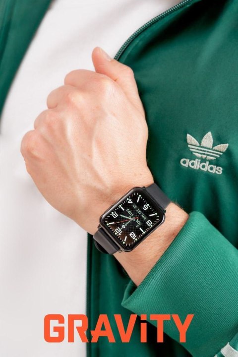 SMARTWATCH UNISEX GRAVITY GT17-7 - AMOLED, DODATKOWY PASEK (sg038g) Gravity