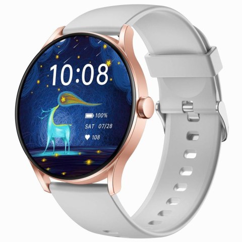 SMARTWATCH UNISEX GRAVITY GT2-3 PRO - AMOLED, WŁASNE TARCZE (sg040c) Gravity