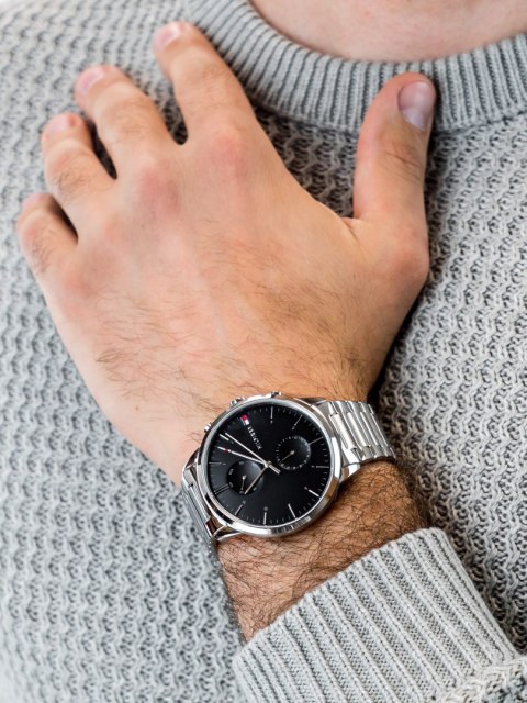 ZEGAREK MĘSKI TOMMY HILFIGER 1710407 HUNTER (zf119a) + BOX Tommy Hilfiger