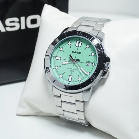 Zegarek Męski Casio MTP-VD01D-3E1 (zd185n) + BOX Casio