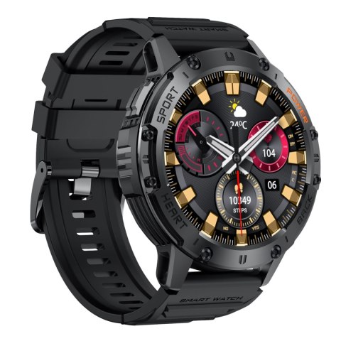 SMARTWATCH MĘSKI GRAVITY GT22-1 - AMOLED, DODATKOWY PASEK (sg030a) Gravity