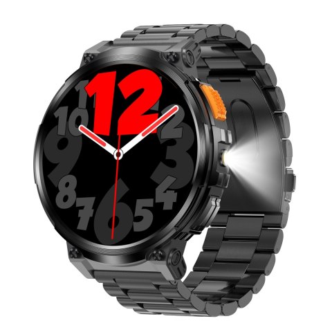 SMARTWATCH MĘSKI GRAVITY GT23-1 - LATARKA, DODATKOWY PASEK (sg031a) Gravity