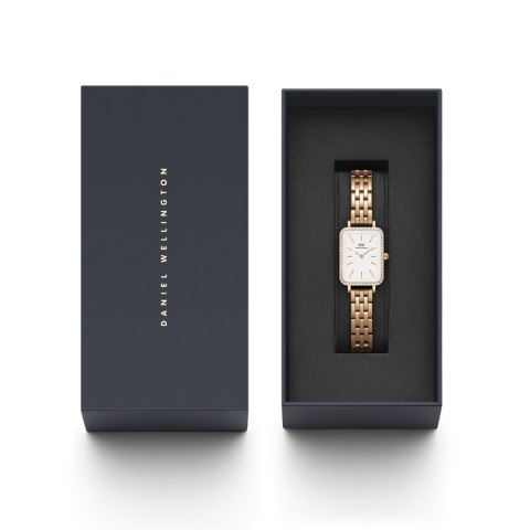 ZEGAREK DAMSKI DANIEL WELLINGTON Quadro Rose Gold DW00100672 + BOX (zw519h) Daniel Wellington