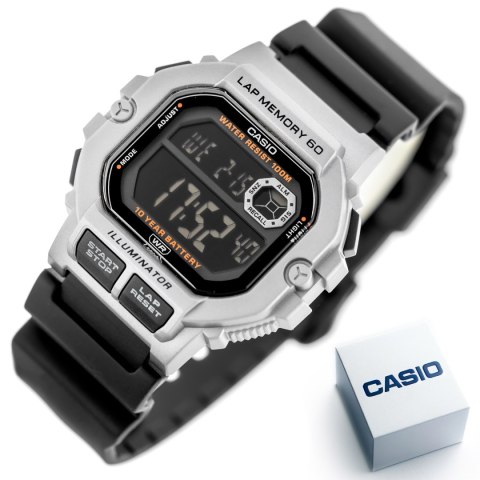 ZEGAREK MĘSKI CASIO Sports WS-1400H-1B + BOX (zd271a) Casio