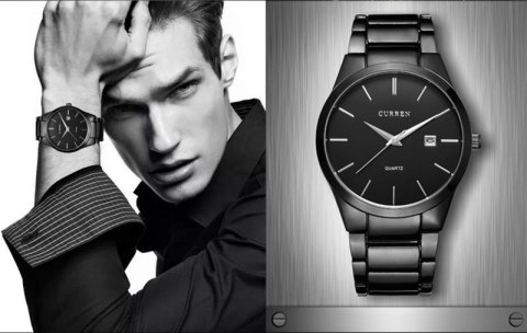 ZEGAREK MĘSKI CURREN 8106 (zc031d) + BOX Curren