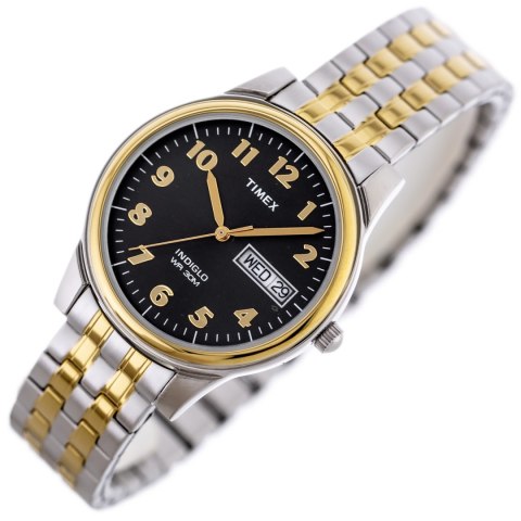 ZEGAREK MĘSKI TIMEX Charles Two-Tone T26481 INDIGLO + BOX Timex