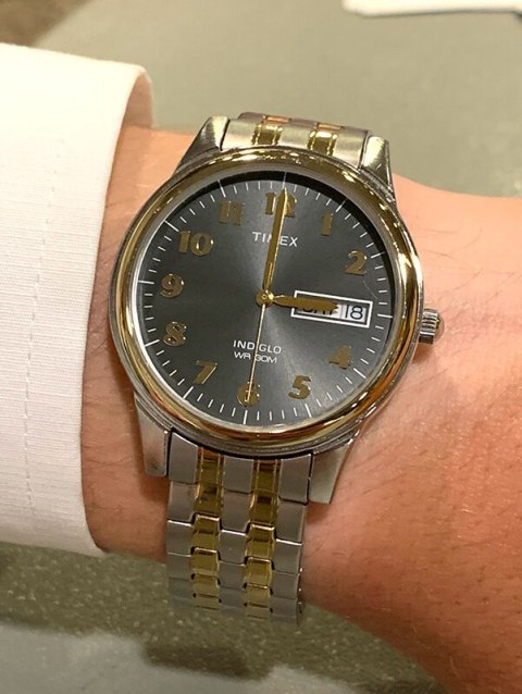 ZEGAREK MĘSKI TIMEX Charles Two-Tone T26481 INDIGLO + BOX Timex