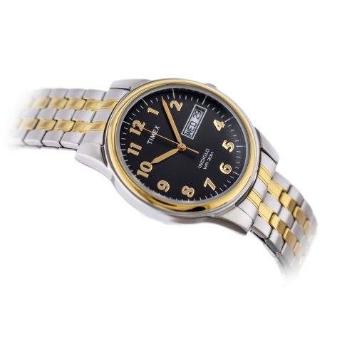 ZEGAREK MĘSKI TIMEX Charles Two-Tone T26481 INDIGLO + BOX Timex