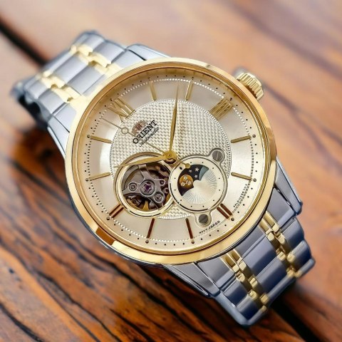 Zegarek Męski Orient Classic Sun & Moon RA-AS0007S10B + BOX Orient