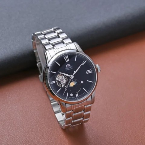 Zegarek Męski Orient Classic Sun & Moon RA-AS0008B10B + BOX Orient