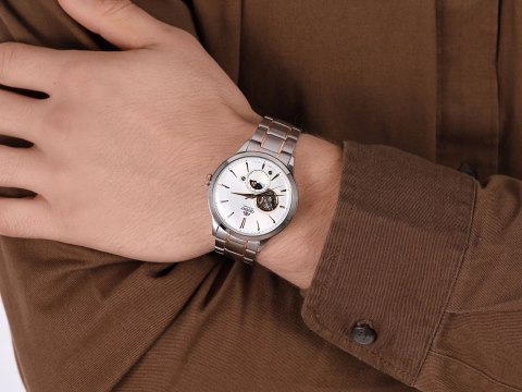 Zegarek Męski Orient Classic Sun & Moon RA-AS0101S10B + BOX Orient