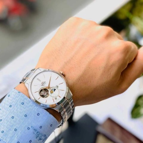 Zegarek Męski Orient Classic Sun & Moon RA-AS0101S10B + BOX Orient