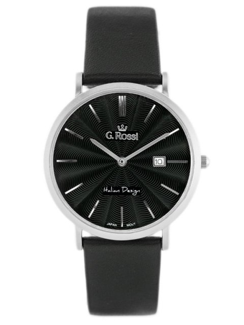 ZEGAREK MĘSKI G. ROSSI - 10853A - SLIM (zg184c) + BOX G. Rossi