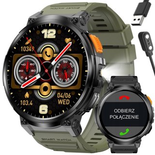 SMARTWATCH MĘSKI GRAVITY GT23-5 - LATARKA, DODATKOWY PASEK (sg031e) Gravity