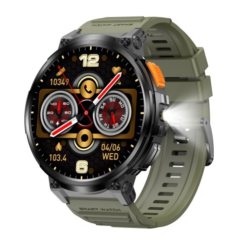 SMARTWATCH MĘSKI GRAVITY GT23-5 - LATARKA, DODATKOWY PASEK (sg031e) Gravity