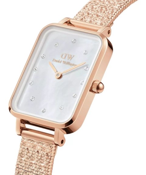 ZEGAREK DAMSKI DANIEL WELLINGTON Quadro Lumine Pressed Piano 20mm DW00100578 + BOX (zw519b) Daniel Wellington