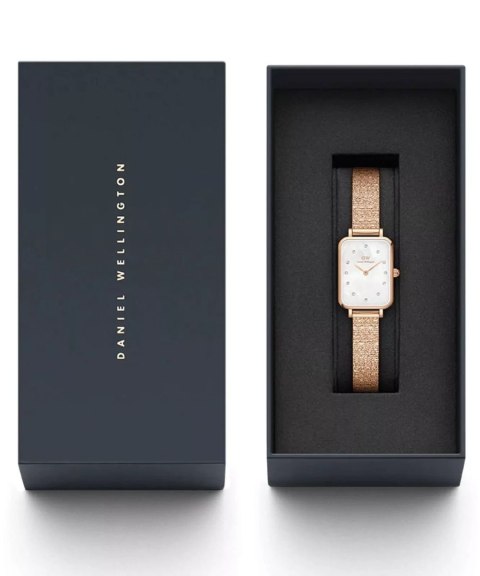 ZEGAREK DAMSKI DANIEL WELLINGTON Quadro Lumine Pressed Piano 20mm DW00100578 + BOX (zw519b) Daniel Wellington