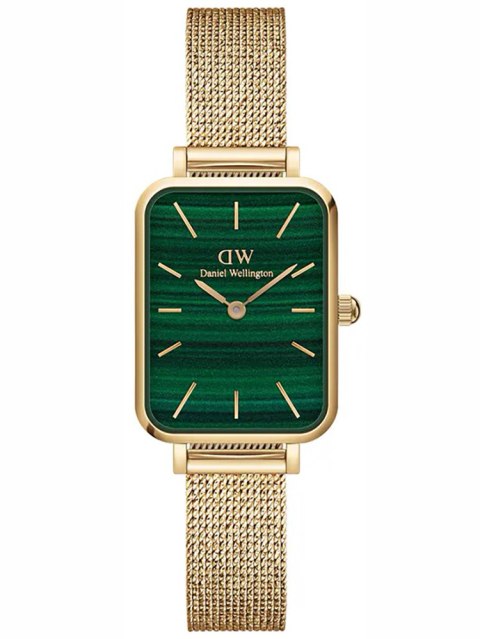 ZEGAREK DAMSKI DANIEL WELLINGTON Quadro Pressed Evergold Emerald 20mm DW00100561+ BOX (zw505m) Daniel Wellington