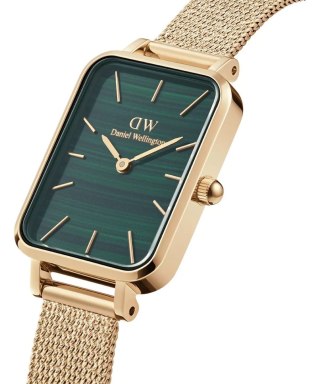 ZEGAREK DAMSKI DANIEL WELLINGTON Quadro Pressed Evergold Emerald 20mm DW00100561+ BOX (zw505m) Daniel Wellington