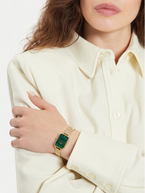 ZEGAREK DAMSKI DANIEL WELLINGTON Quadro Pressed Evergold Emerald 20mm DW00100561+ BOX (zw505m) Daniel Wellington