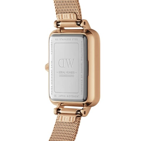 ZEGAREK DAMSKI DANIEL WELLINGTON Quadro Pressed Melrose Pearl 20mm DW00100510 + BOX (zw505o) Daniel Wellington