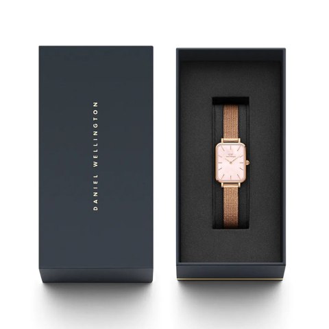 ZEGAREK DAMSKI DANIEL WELLINGTON Quadro Pressed Melrose Pearl 20mm DW00100510 + BOX (zw505o) Daniel Wellington