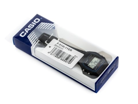 ZEGAREK MĘSKI CASIO F-91W-1YER (zd086a) - KLASYKA + BOX Casio