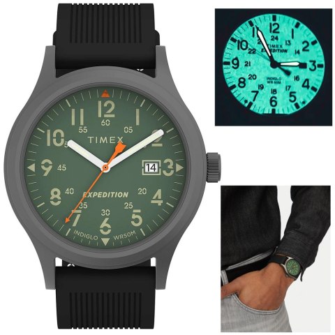 ZEGAREK MĘSKI TIMEX Expedition Scout TW4B30200 (zt106p) + BOX Timex