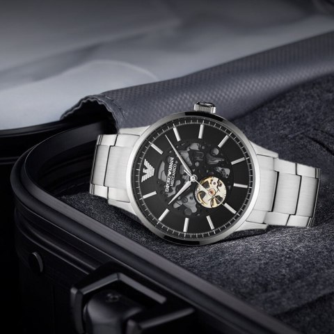 Zegarek męski EMPORIO ARMANI RENATO AUTOMATIC AR60055 (zi058a)) Emporio Armani