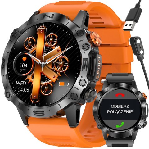 SMARTWATCH MĘSKI GRAVITY GT20-3 - AMOLED, DODATKOWY PASEK (sg024c) Gravity