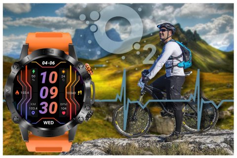 SMARTWATCH MĘSKI GRAVITY GT20-3 - AMOLED, DODATKOWY PASEK (sg024c) Gravity