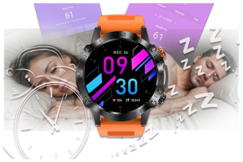 SMARTWATCH MĘSKI GRAVITY GT20-3 - AMOLED, DODATKOWY PASEK (sg024c) Gravity