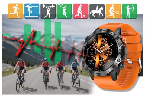 SMARTWATCH MĘSKI GRAVITY GT20-3 - AMOLED, DODATKOWY PASEK (sg024c) Gravity