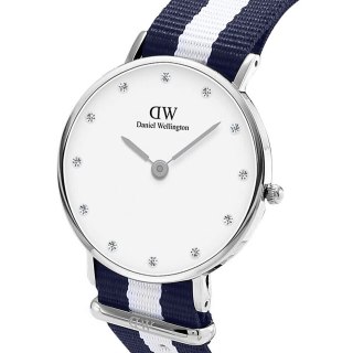 ZEGAREK DAMSKI DANIEL WELLINGTON Glasgow Silver DW00100082 + BOX Daniel Wellington