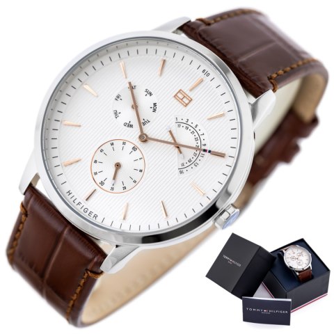 ZEGAREK MĘSKI TOMMY HILFIGER 1710389 BRAD (zf076a) + BOX Tommy Hilfiger