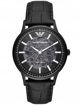 Zegarek męski EMPORIO ARMANI SKELETON AUTOMATIC AR60042 (zi055c) Emporio Armani