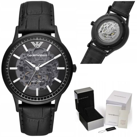 Zegarek męski EMPORIO ARMANI SKELETON AUTOMATIC AR60042 (zi055c) Emporio Armani