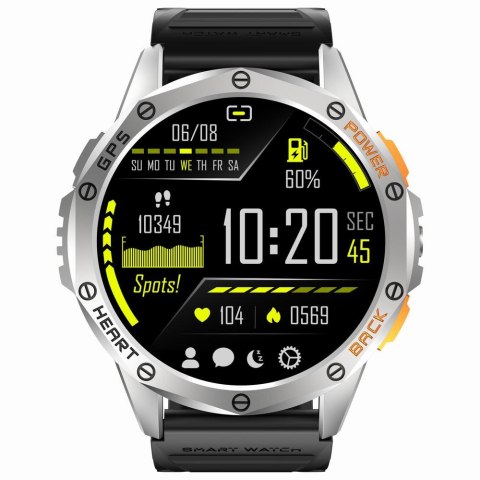 SMARTWATCH MĘSKI GRAVITY GT24-4 - LATARKA, DODATKOWY PASEK (sg033d) Gravity
