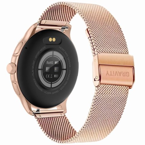 SMARTWATCH UNISEX GRAVITY GT12-3 - ROZMOWY BLUETOOTH, DODATKOWY PASEK (sg035c) Gravity