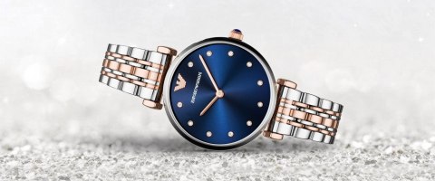 ZEGAREK DAMSKI EMPORIO ARMANI AR11092 - Gianni T-bar + BOX Emporio Armani