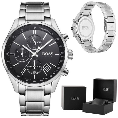 ZEGAREK MĘSKI HUGO BOSS 1513477 - GRAND PRIX (zh022c) + BOX Hugo Boss